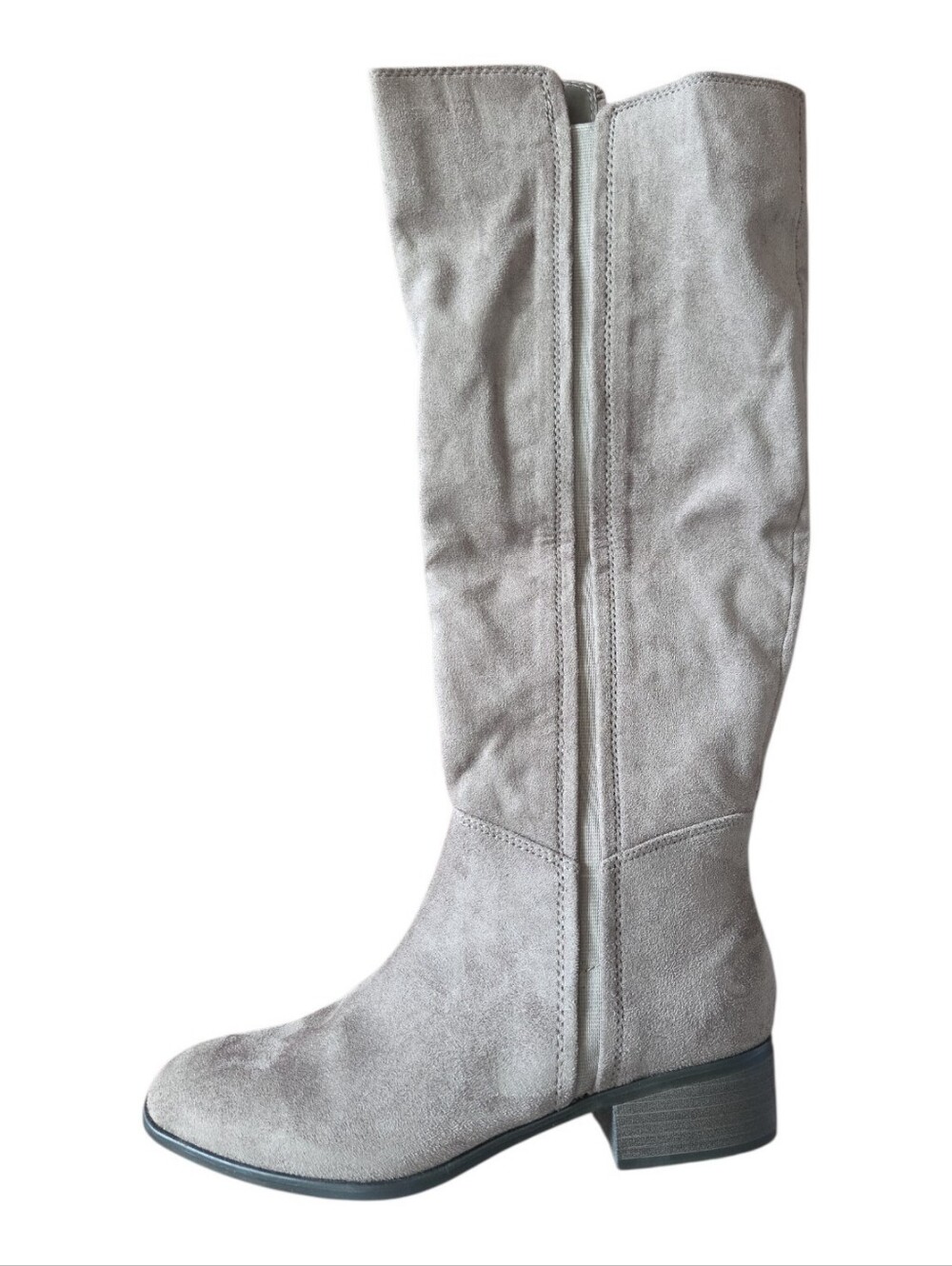 New In Box! A New Day Knee-High Faux-Suede Boots — Taupe